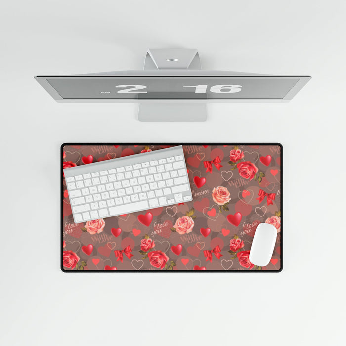 Luxurious Peekaboo Desk Mats for Sophisticated Workspaces
