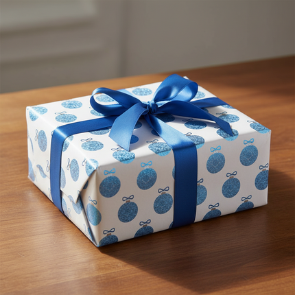 Sustainable Elegance: 3D Green Eco-Friendly Holiday Gift Wrap Set