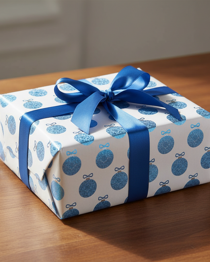 Sustainable Elegance: 3D Green Eco-Friendly Holiday Gift Wrap Set