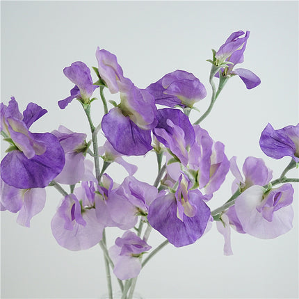 Peekaboo Studio High Quality Single Stem Pea Flower for Elegant Home D