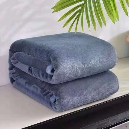 Peekaboo Studio Flannel Coral Blanket - Soft, Cozy, and Warm