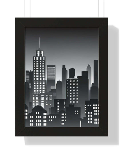 Eco-Chic Luxe Vertical Art Print with Sustainable MDF Frame
