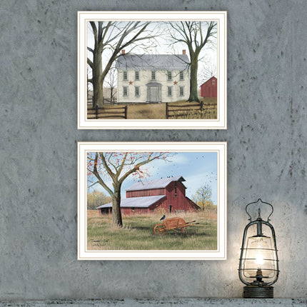Billy Jacobs 2-Piece Early American Framed Wall Art Set, Multicolor