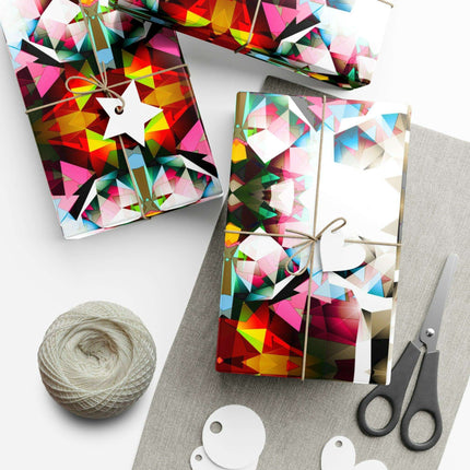 Elegant Eco-Friendly 3D Holiday Gift Wrap Set: Premium USA-Made Wrapping Paper
