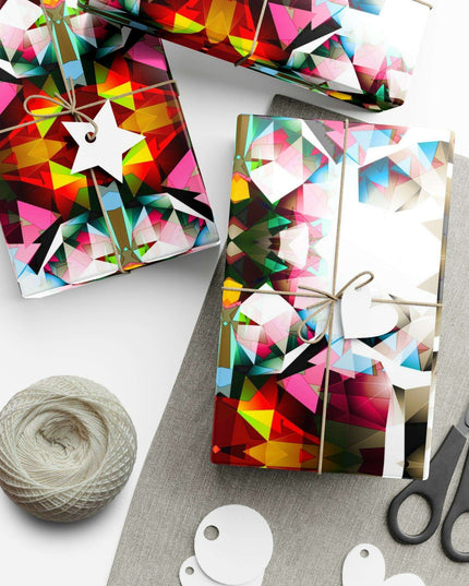 Elegant Eco-Friendly 3D Holiday Gift Wrap Set: Premium USA-Made Wrapping Paper