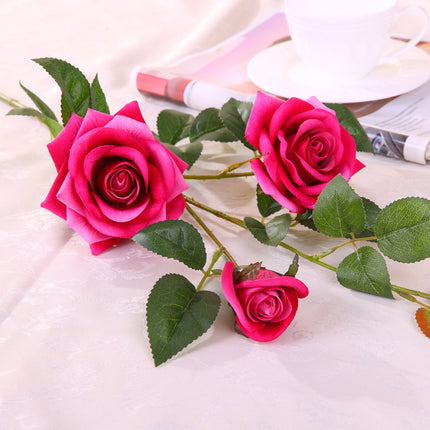 Peekaboo Studio Artificial Rose Flower - Realistic & Long-Lasting Deco