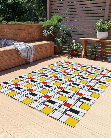 Elegant Chenille Outdoor Rug for Chic Exteriors