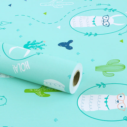 Self Adhesive Wallpaper PVC Cartoon Series Pastoral 45 Banana Stars Moon 10m