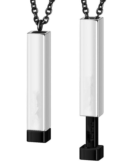 Customize Lovers Name Stainless Steel Necklace Remember Your Most Meaningful Phrase Word