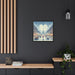 Elite Black Pinewood Framed Canvas - Sustainable Interior Decor: Modern Elegance in Matte Canvas