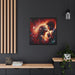 Sleek Black Pinewood Framed Eco-Friendly Matte Canvas Art - Elegant Whispers Collection