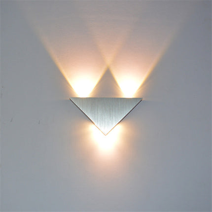 Aluminum Triangle LED Wall Light 12V For Home Decor