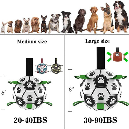 Peekaboo Studio Interactive Inflatable Dog Soccer Ball - Durable & Fun