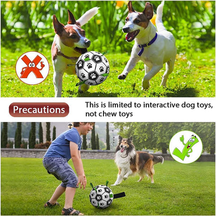 Peekaboo Studio Interactive Inflatable Dog Soccer Ball - Durable & Fun