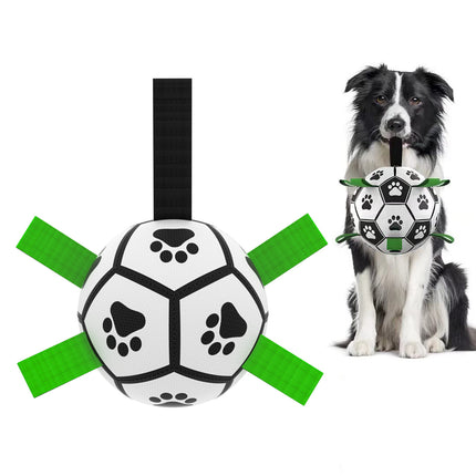 Peekaboo Studio Interactive Inflatable Dog Soccer Ball - Durable & Fun