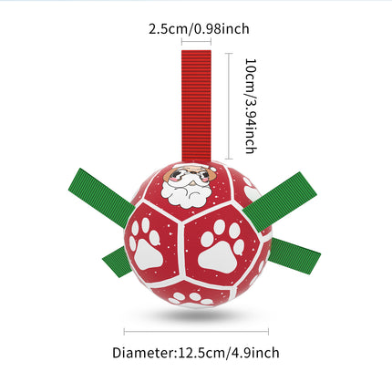 Peekaboo Studio Interactive Inflatable Dog Soccer Ball - Durable & Fun