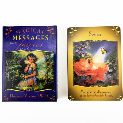 English Version Tarot Cards Set 10.5x7.5cm Color Box