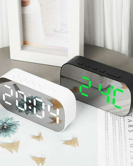 Elegant LED Digital Alarm Clock with Custom Brightness Options and Trendy Color Choices
