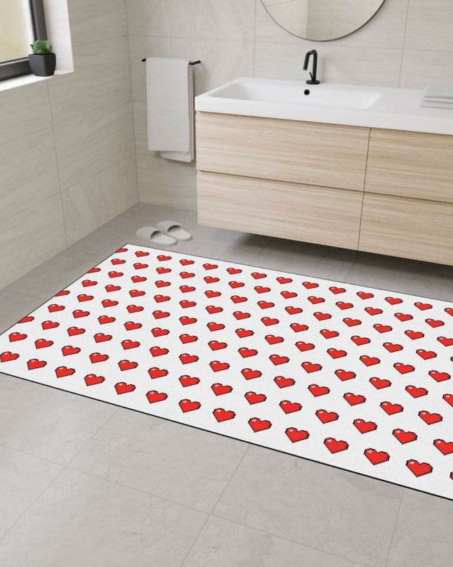 Geometric Elegance: Premium Polyester Area Rug