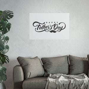 Father's Day Satin and Archival Matte Posters-Poster-Printify-7" x 5" (Horizontal)-Matte-Très Elite