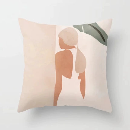 Abstract geometric portrait pillowcase home sofa cushion pillow cushio