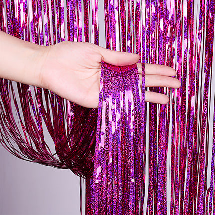 Atmosphere decorate the curtain