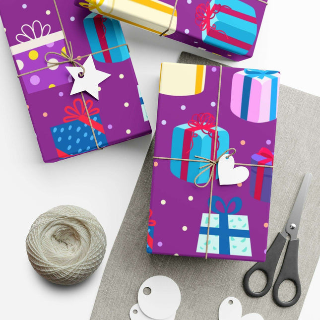 Exquisite Handcrafted 3D Holiday Gift Wrapping Paper Collection - Premium Matte & Satin Finishes Made in the USA