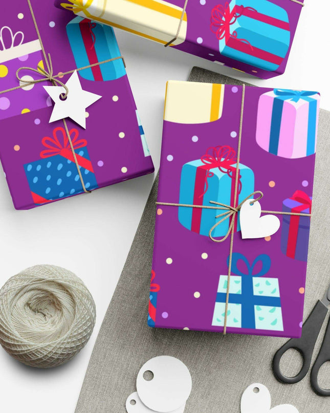 Exquisite Handcrafted 3D Holiday Gift Wrapping Paper Collection - Premium Matte & Satin Finishes Made in the USA