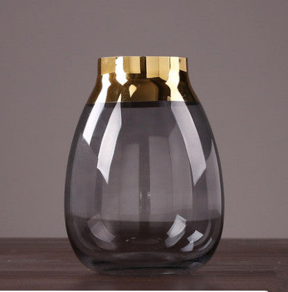 Phnom Penh Glass Vase European Blown Ornament Hanging Vase 26cm