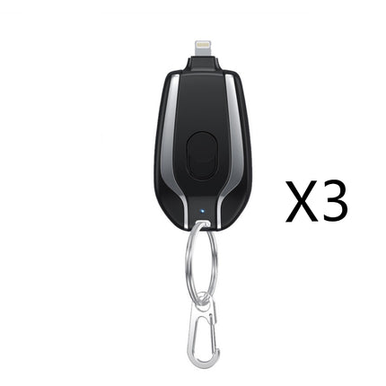 1500mAh Mini Power Emergency Pod Keychain Charger With Type-C Ultra-Co