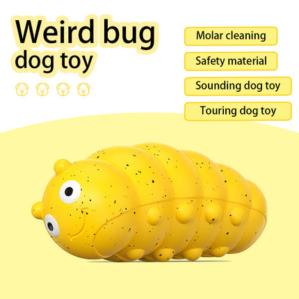 Peekaboo Studio Teething Dog Toy with Interactive Barking Sound