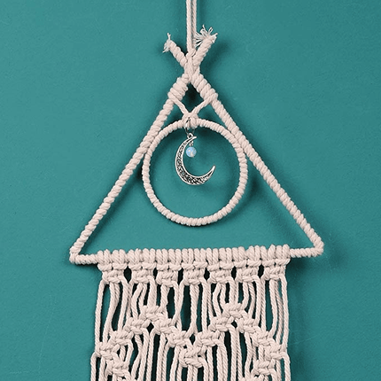 Celestial Dreams Handwoven Macrame Wall Hanging