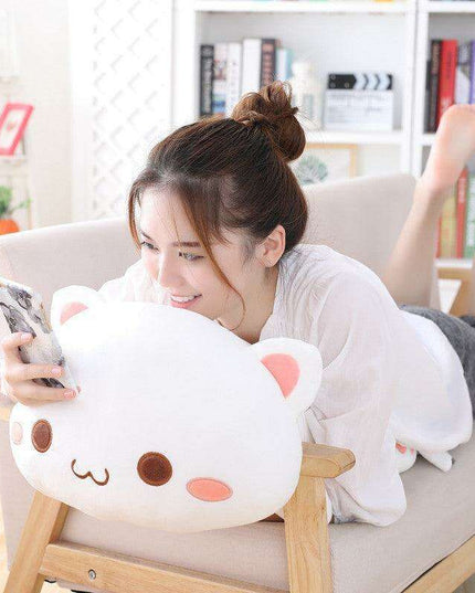 Purrfect Plush Cat Cuddle Cushion - Adorable Softness for Feline Fans