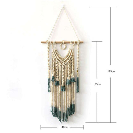 Luxurious Handcrafted Bohemian Macrame Dream Catcher for Elegant Wall Decor