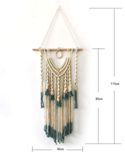 Luxurious Handcrafted Bohemian Macrame Dream Catcher for Elegant Wall Decor