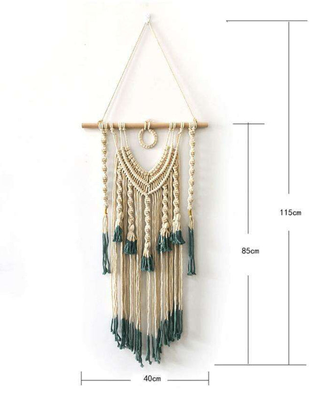 Luxurious Handcrafted Bohemian Macrame Dream Catcher for Elegant Wall Decor