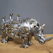 Mechanical Punk Dog Resin Crafts for Decorative Desktop and Window Enhancement