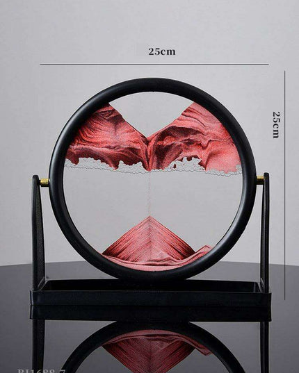 Mesmerizing 3D Glass Quicksand Art for a Tranquil Environment