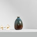 Opulent Monochrome Glazed Porcelain Vase for Elegant Home Decor