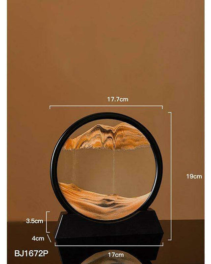 Mesmerizing 3D Glass Quicksand Art for a Tranquil Environment