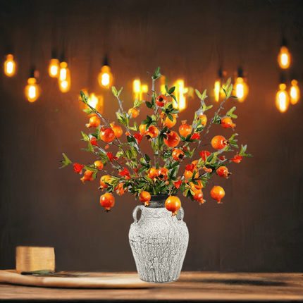 1PC Artificial Pomegranate Branch For Home Decor - Très Elite