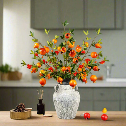 1PC Artificial Pomegranate Branch For Home Decor - Très Elite