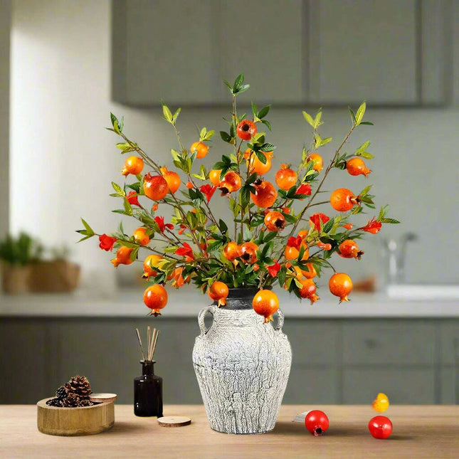 1PC Artificial Pomegranate Branch For Home Decor