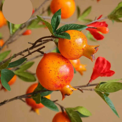 1PC Simulation 5 Heads Pomegranate Fruit - Très Elite