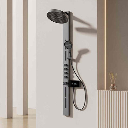 Matte Grey Thermostatic Shower Set | Concealed Design & Luxury