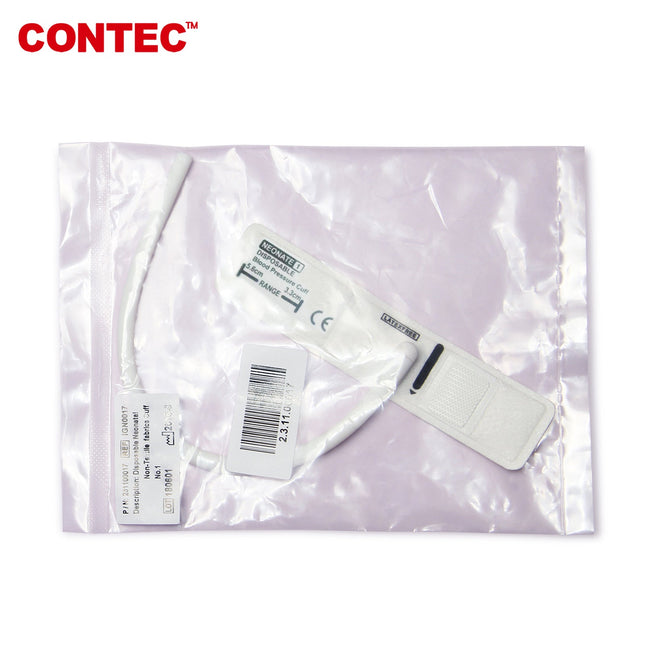 CONTEC Neonate Pediatric Upper Arm Blood Pressure Cuff 3.3-5.6 cm Disposable