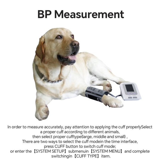 CONTEC08A Vet Digital Blood Pressure Monitor NIBP PC Software For Dogs And Cats