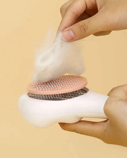 Pet Grooming Brush for Cats and Dogs - Hair Removal Comb for Kittens and Puppies, Effective Pet Grooming Accessory