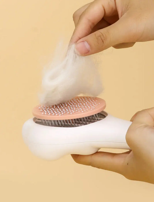Pet Grooming Brush for Cats and Dogs - Hair Removal Comb for Kittens and Puppies, Effective Pet Grooming Accessory