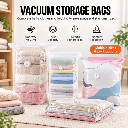 Large Capacity No-Pump Vacuum Storage Bags for Clothes & Blankets Household Storage Bags large-capacity-no-pump-vacuum-storage-bags Home & Garden > Storage & Organization > Clothing & Wardrobe Storage